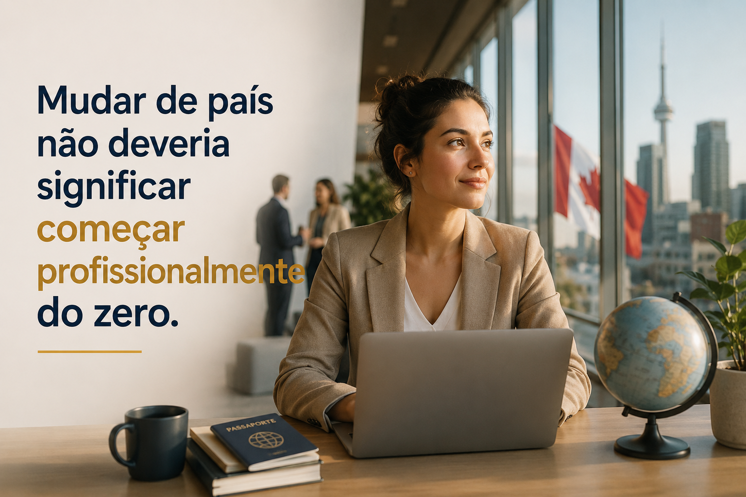 Mudar de país não deveria significar começar profissionalmente do zero.